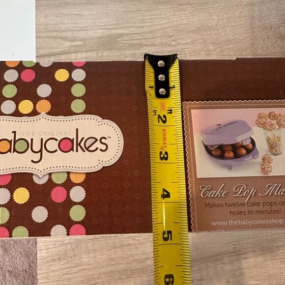 Babycakes Cake Pop Maker CP-70 Purple Nonstick Fork Recipes NEW Donut Holes - Picture 8 of 10